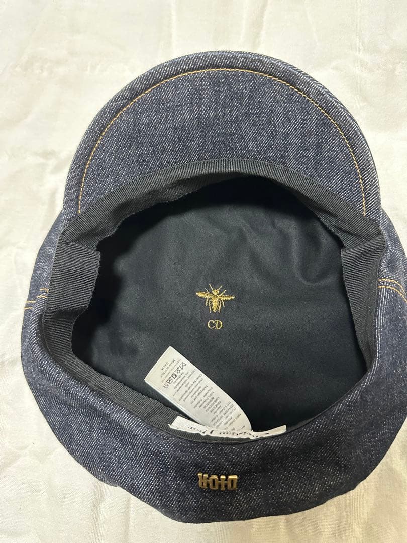 Dior デニムキャスケット CDロゴ刺繍