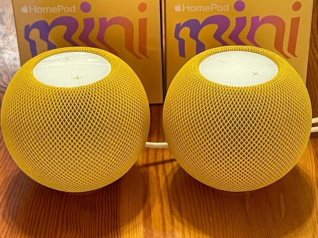 お値下げしました【美品】Apple Pod miniイエロー 2個セット