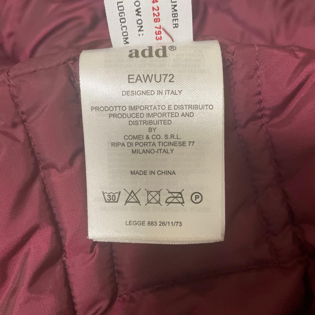 add ダウンウールテックジャケット　フード無し