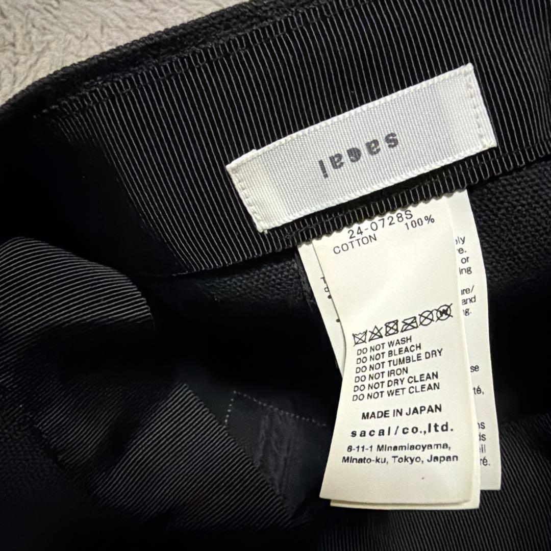 国内正規品　sacai carhartt Cap キャップ　Duck ブラック