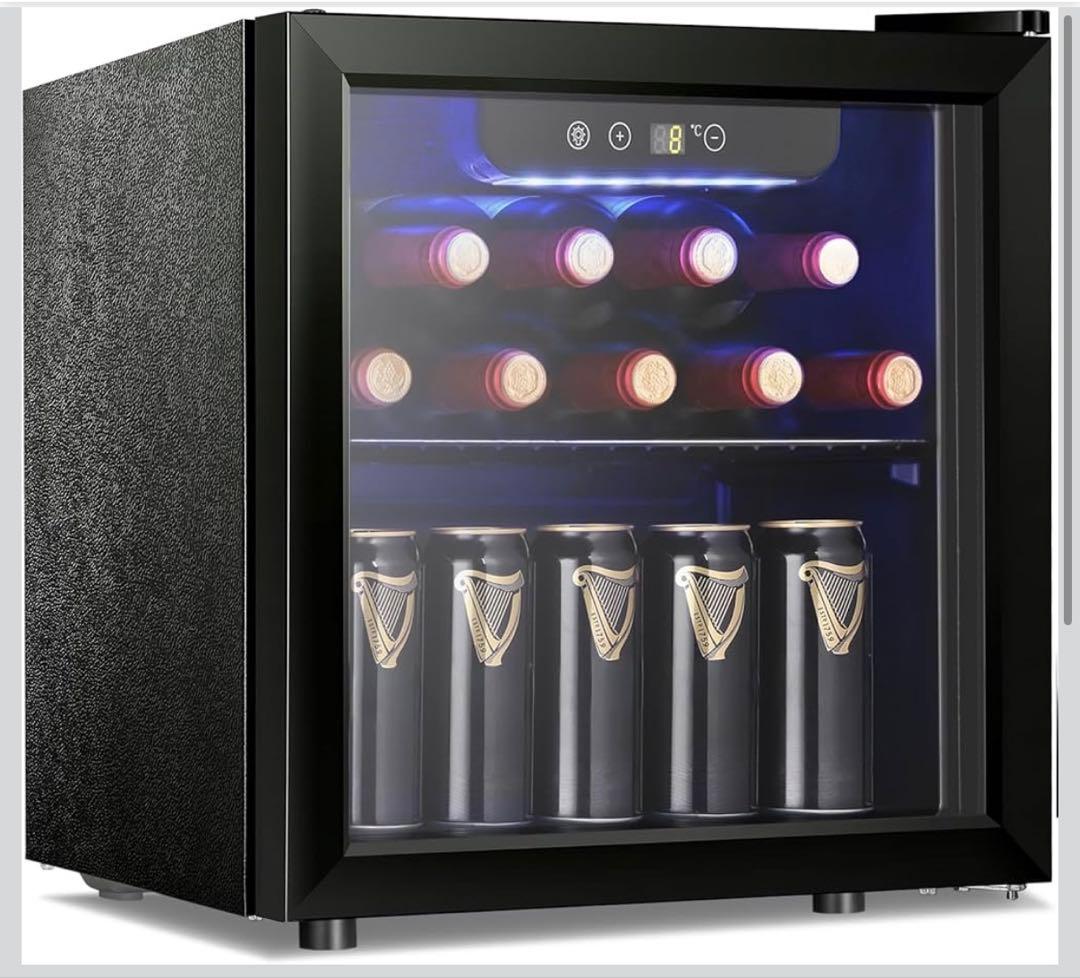 ワインセラー 36L 12本 48缶収納可能 家庭用 コンパクト 静音設計