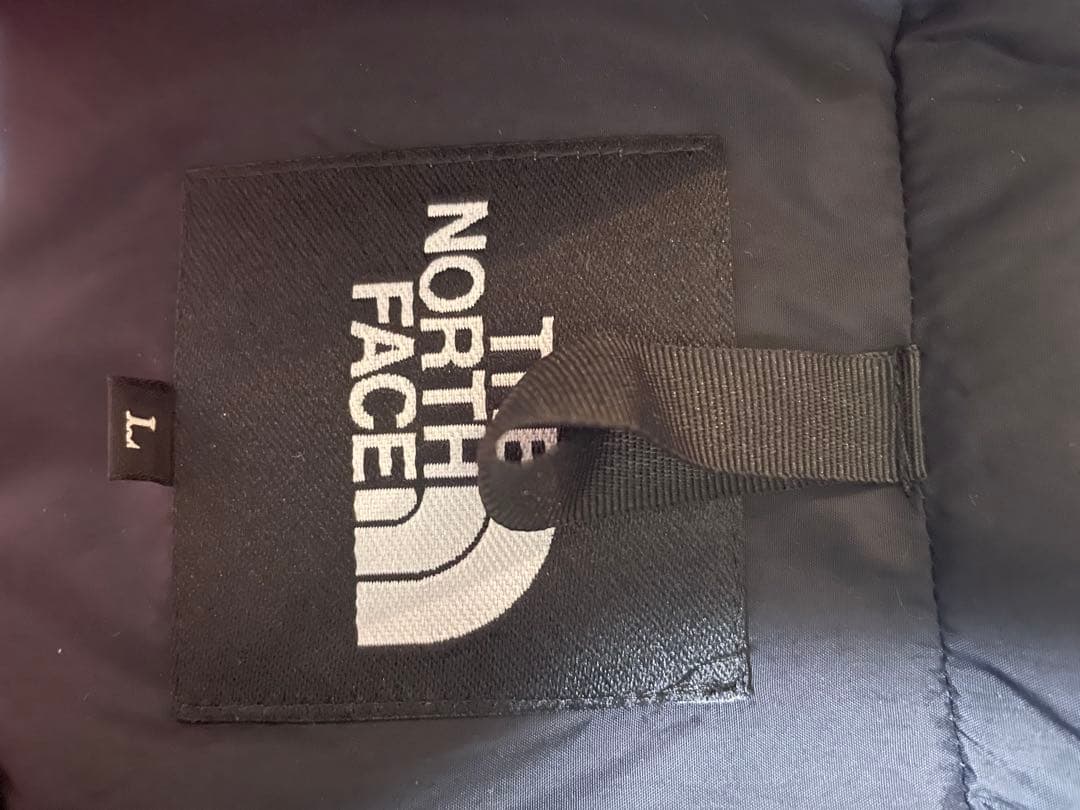 THE NORTH FACE ヌプシダウンジャケット レッド/ブラック