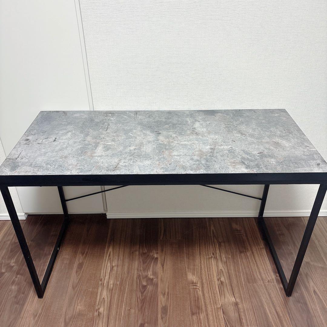 ニトリ　デスク　ステイン　SN01-120 DGY グレー