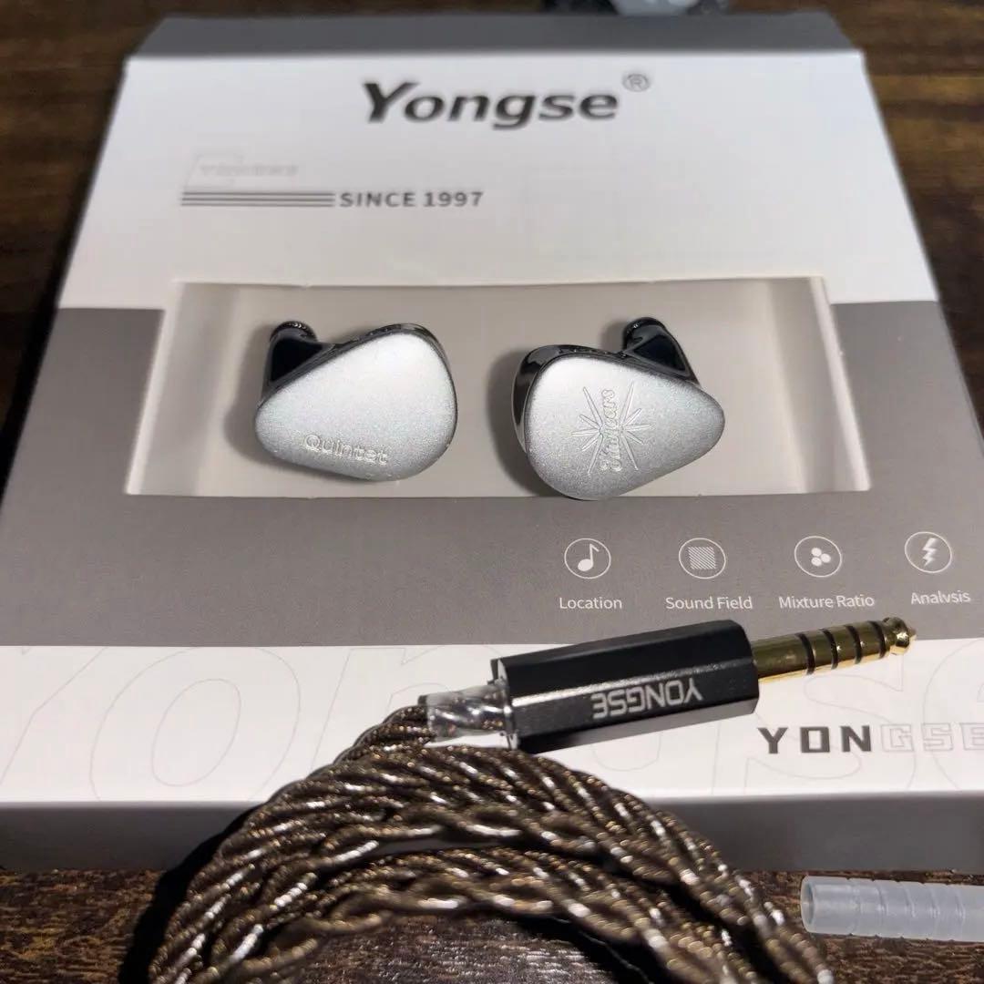 Kiwi Ears Quintetハイブリッド型 ハイエンドイヤホン マイク内蔵