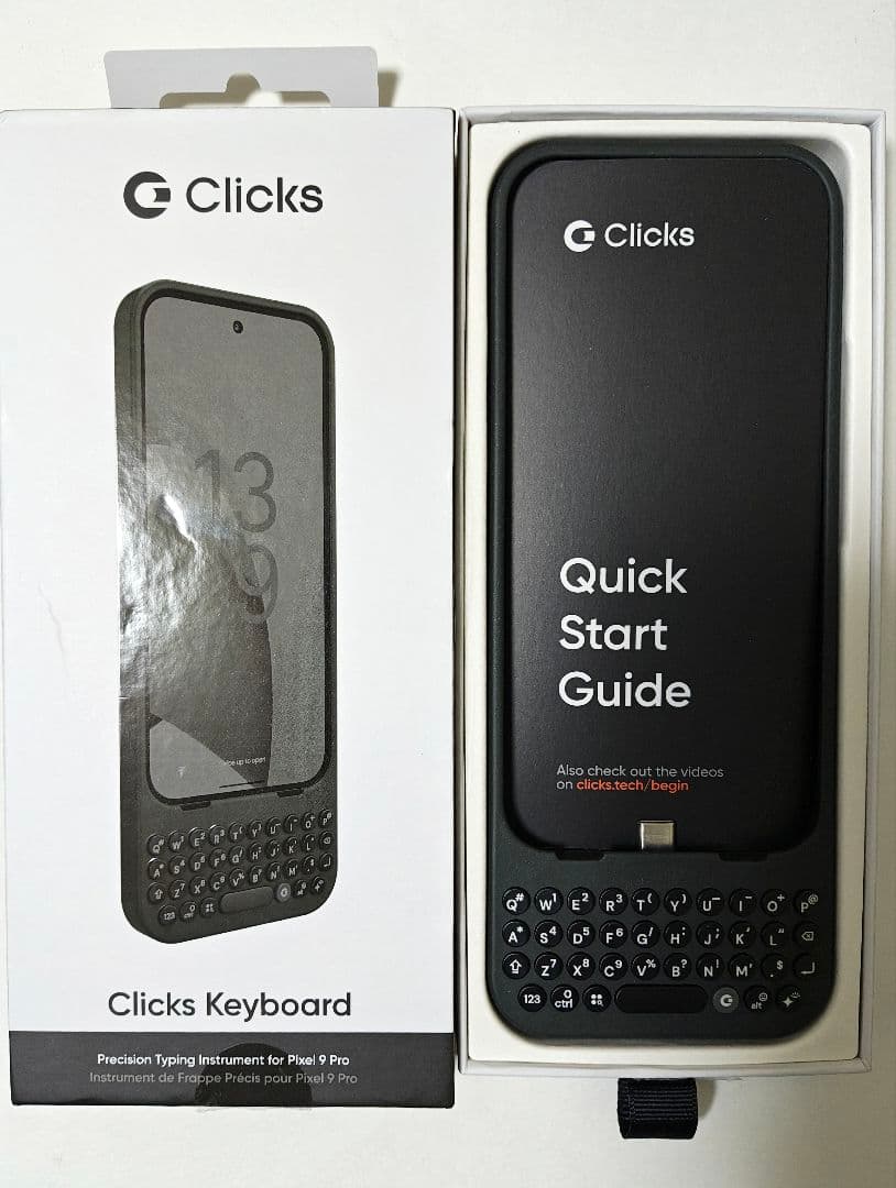 Pixel 9 Pro用 カバー Clicks Keyboard キーボード