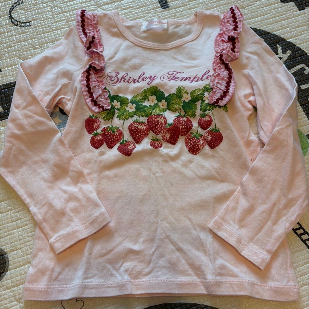 シャーリーテンプル　まとめ売り　ロンT いちご　リボン