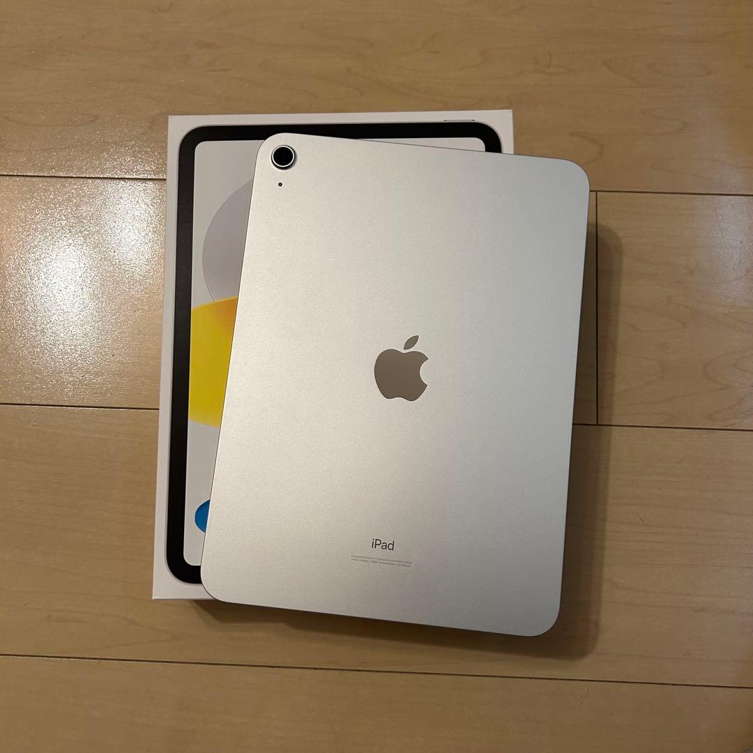 【 Apple iPad 第10世代 シルバー⠀】