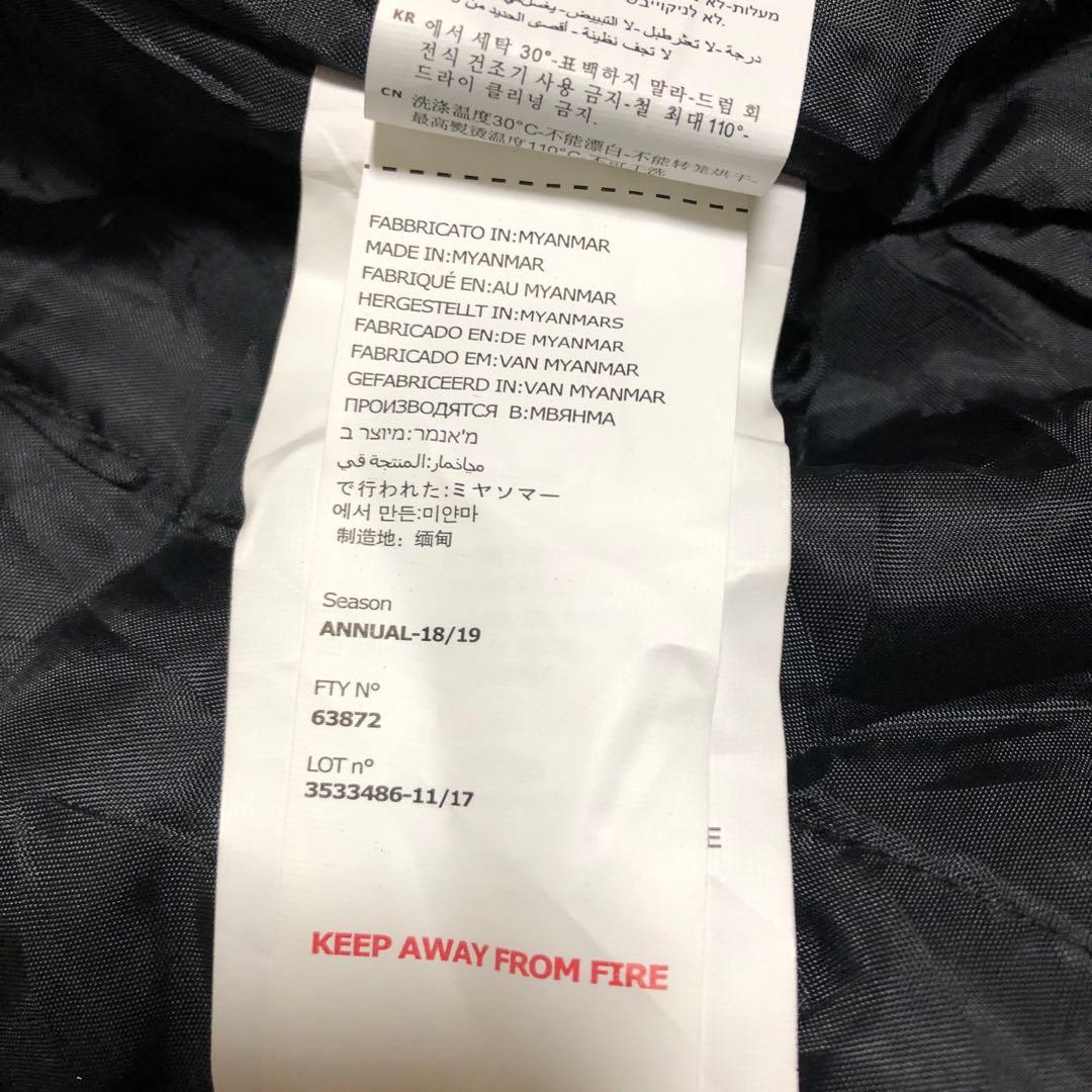 Kappa カッパ ベンチコート 刺繍 ラグビー 大学 ゆるだぼ XXXL 黒