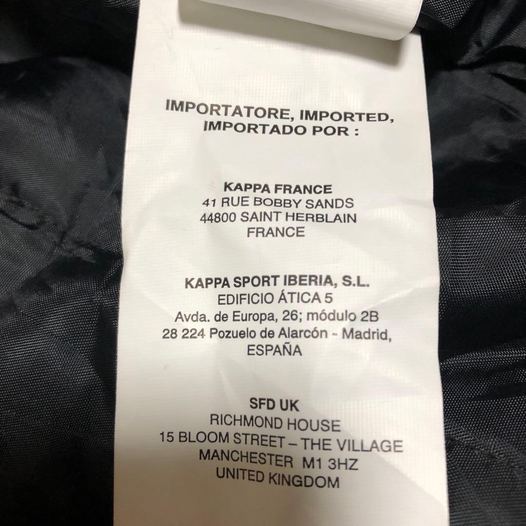Kappa カッパ ベンチコート 刺繍 ラグビー 大学 ゆるだぼ XXXL 黒