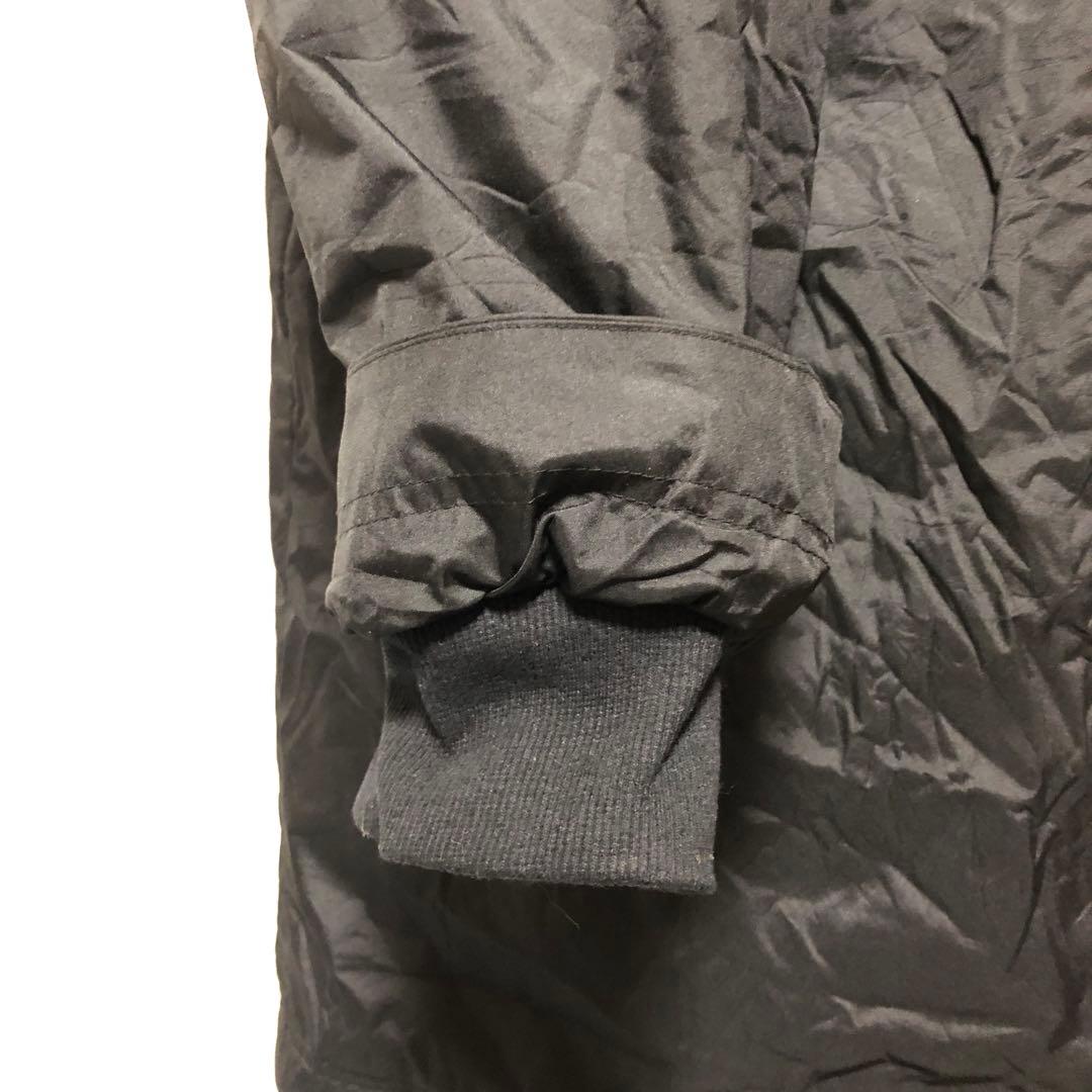 Kappa カッパ ベンチコート 刺繍 ラグビー 大学 ゆるだぼ XXXL 黒