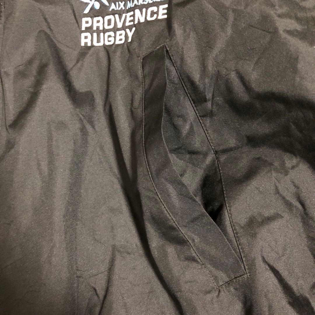 Kappa カッパ ベンチコート 刺繍 ラグビー 大学 ゆるだぼ XXXL 黒