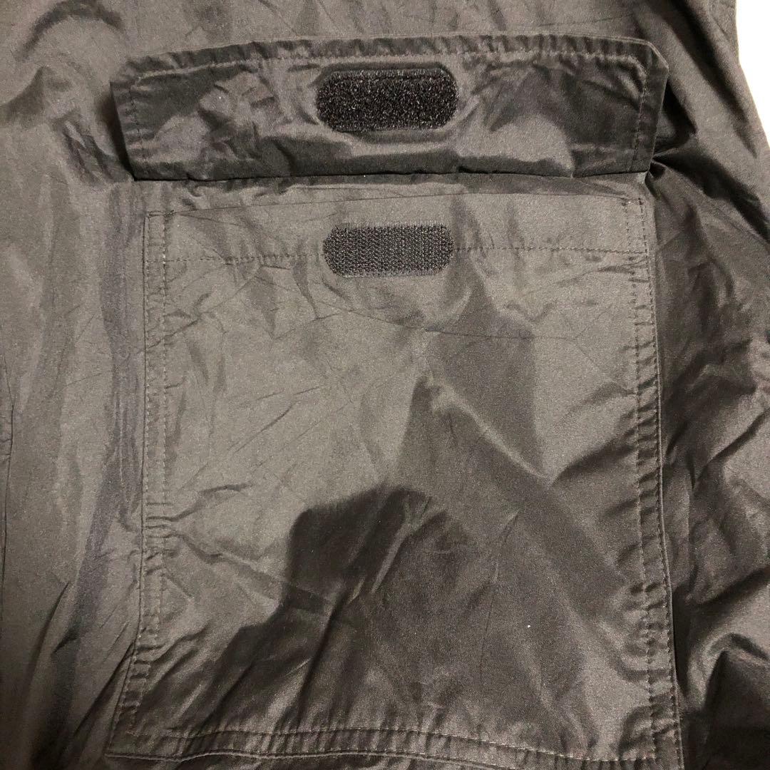 Kappa カッパ ベンチコート 刺繍 ラグビー 大学 ゆるだぼ XXXL 黒