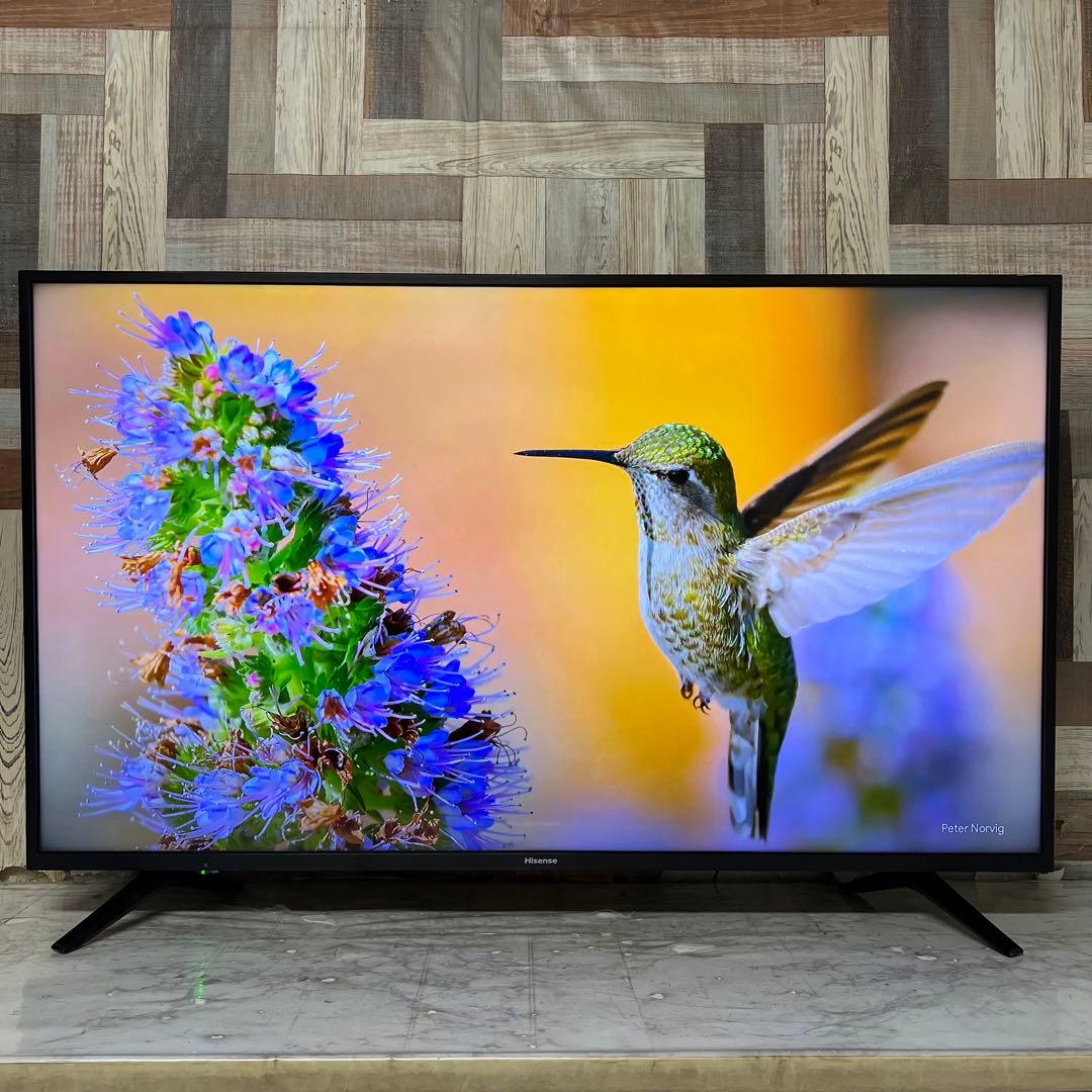 全国送料込❣️ハイセンス50型4K液晶テレビWチューナー外付けHDD録画