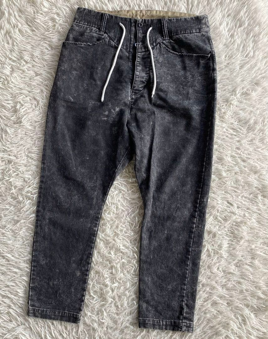 MoriNATAL DESIGN ダークグレー サルエルパンツ　L