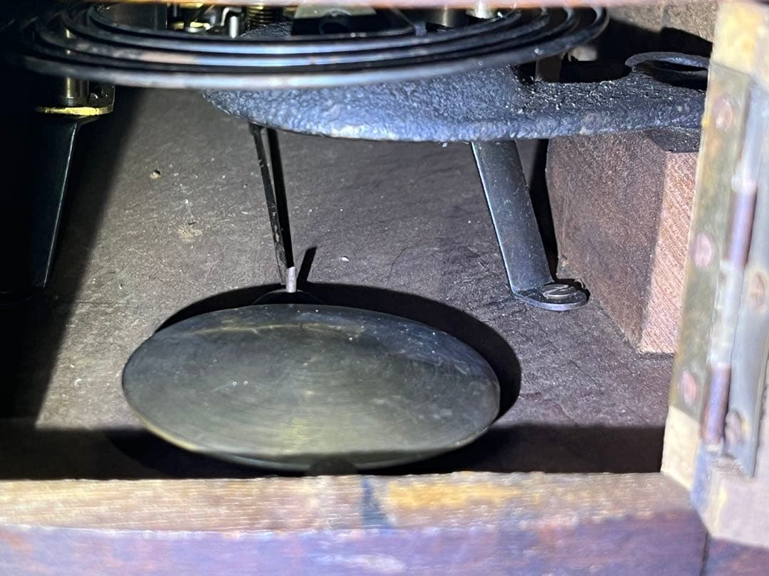 w*a様 アンティークSEIKOSHA 木製 ゼンマイ掛け時計 精工舎 古時計