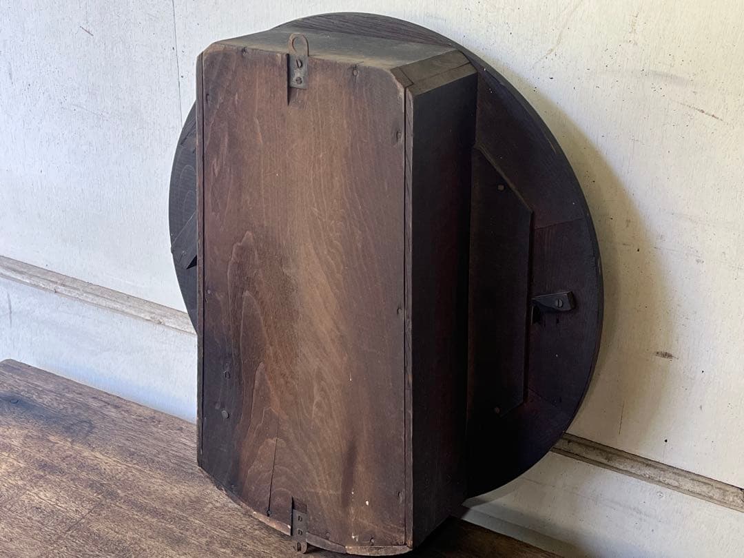 w*a様 アンティークSEIKOSHA 木製 ゼンマイ掛け時計 精工舎 古時計