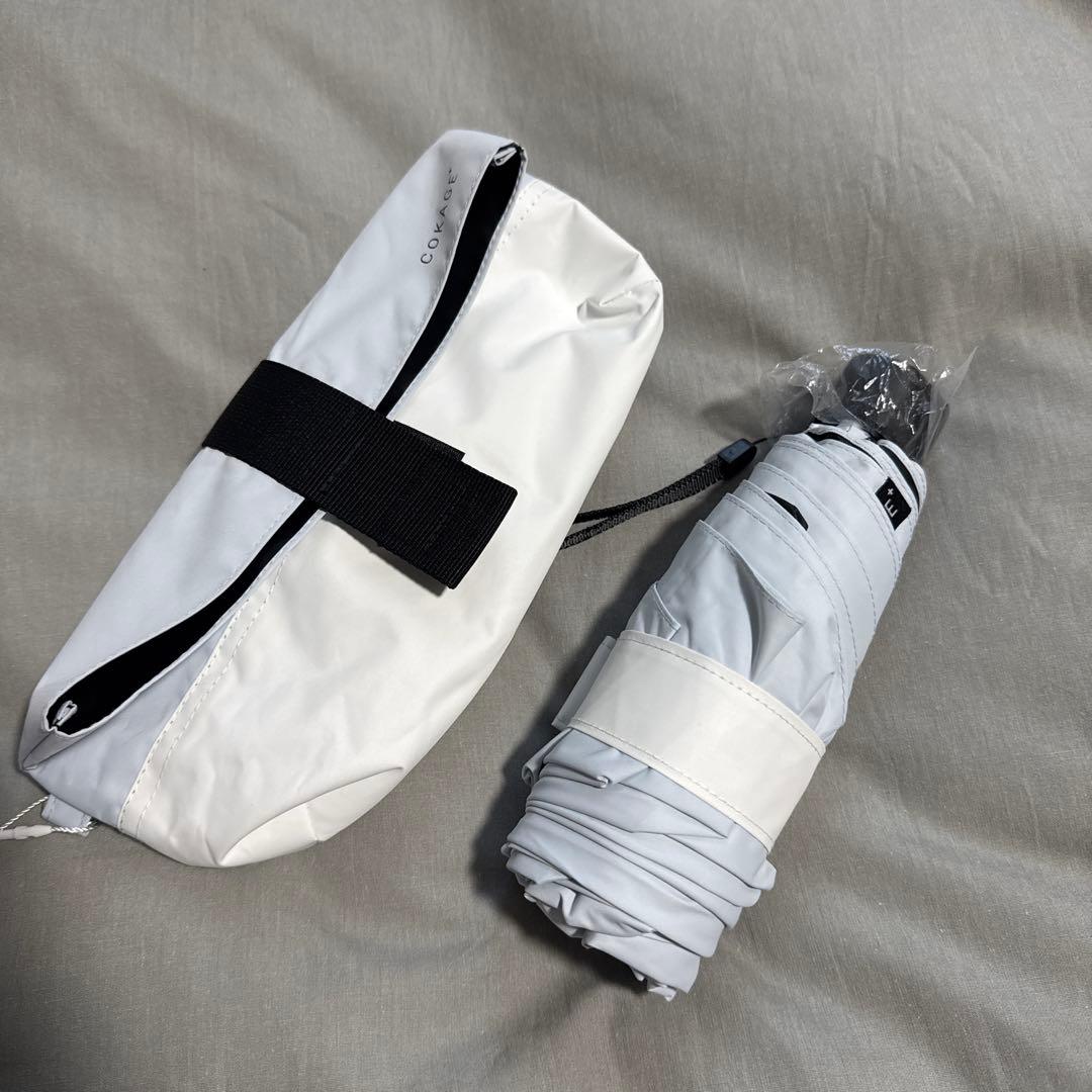 COKAGE+ ACTIVE 5段ミニ 50cm 折 パウダーブルー 日傘 遮光