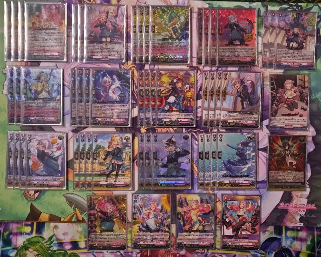 ヴァンガード　ミチュ　デッキ　パーツ・スリーブ付き