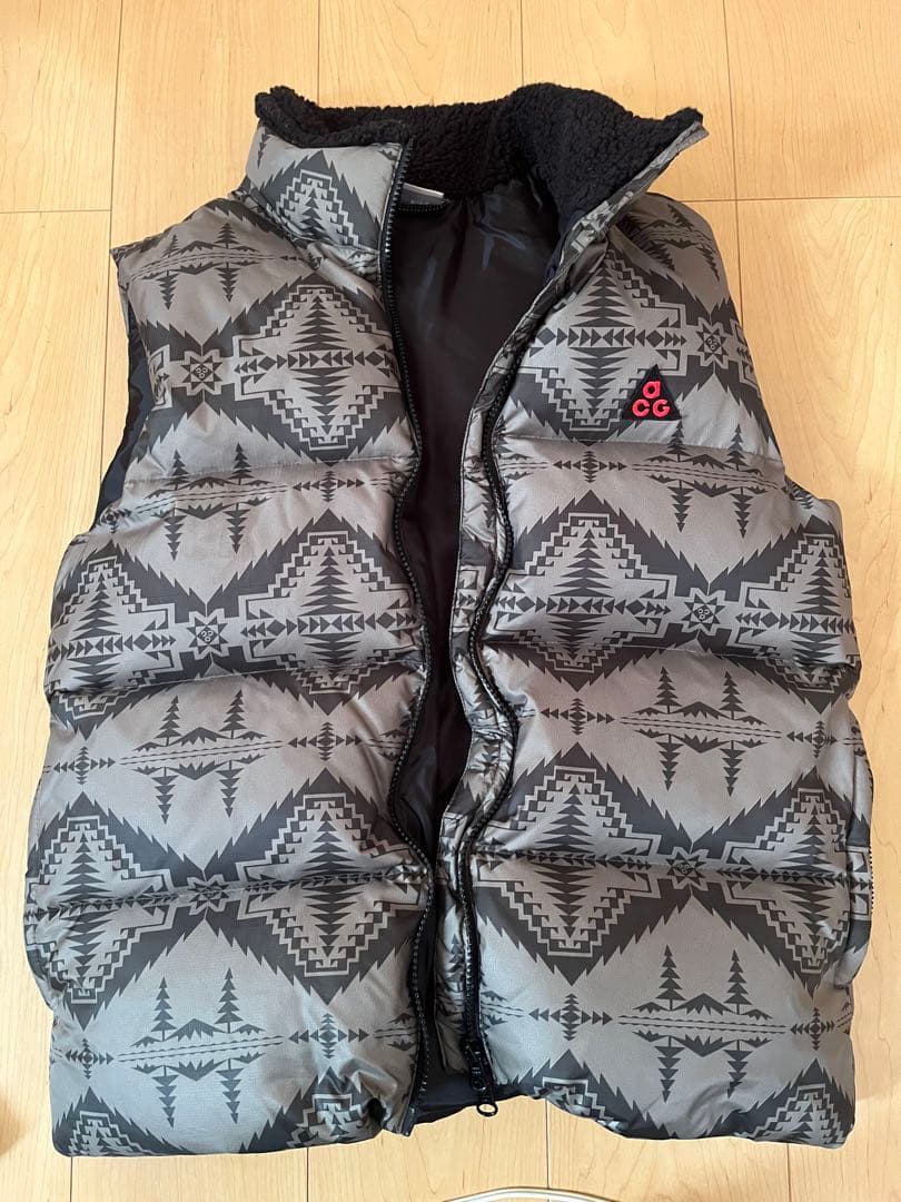 最終値下げ　NIKE acg ダウンベスト ペンドルトン