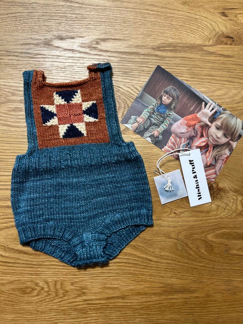 misha&puff ニットロンパース 12-18m