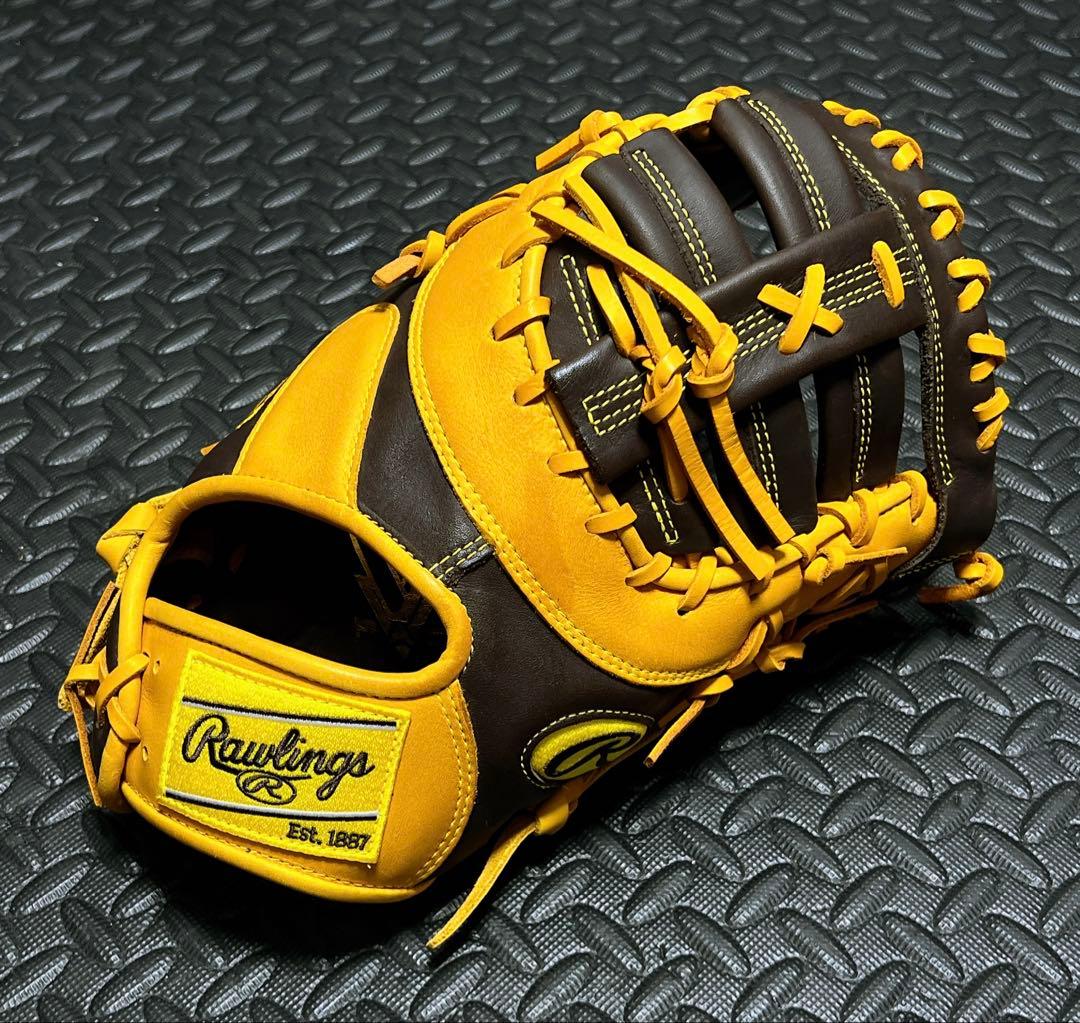 ローリングス ハイパーテック 軟式 ファースト ミット パドレスカラー