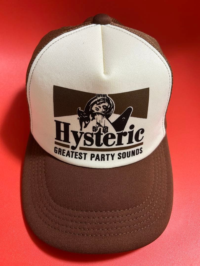 Hysteric トラッカーハット ブラウン/ホワイト