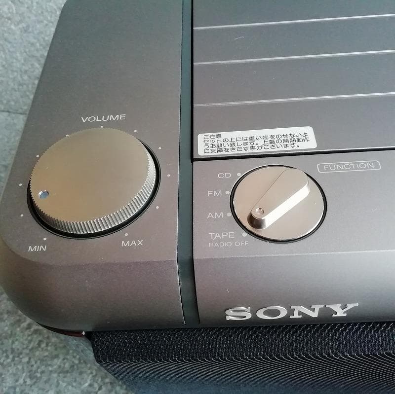 ★SONY D-2010 CDニューステレオ カセット部不動ジャンク★ソニー