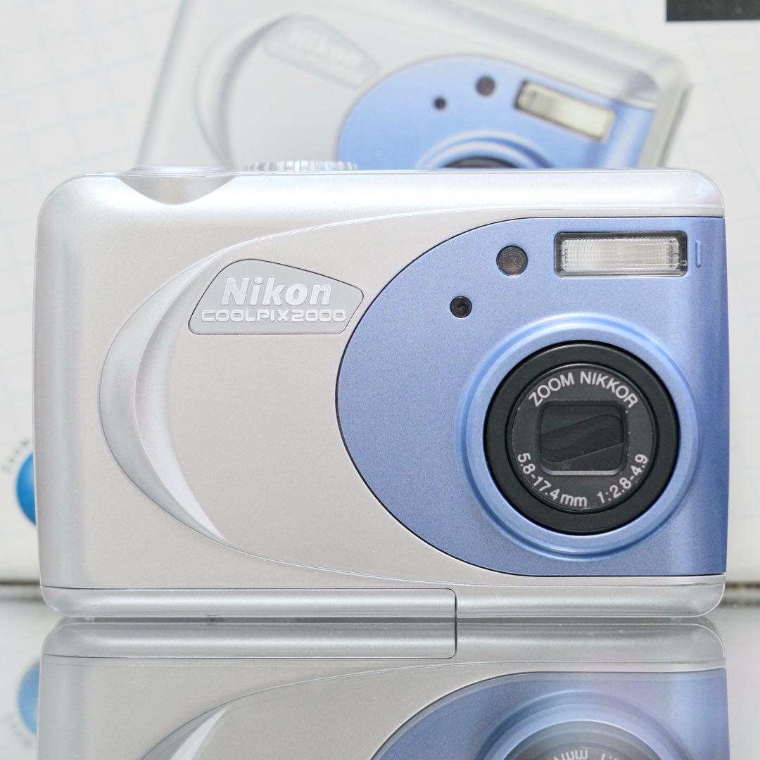 動作品 平成レトロ Y2K Nikon COOLPIX E2000 元箱付き