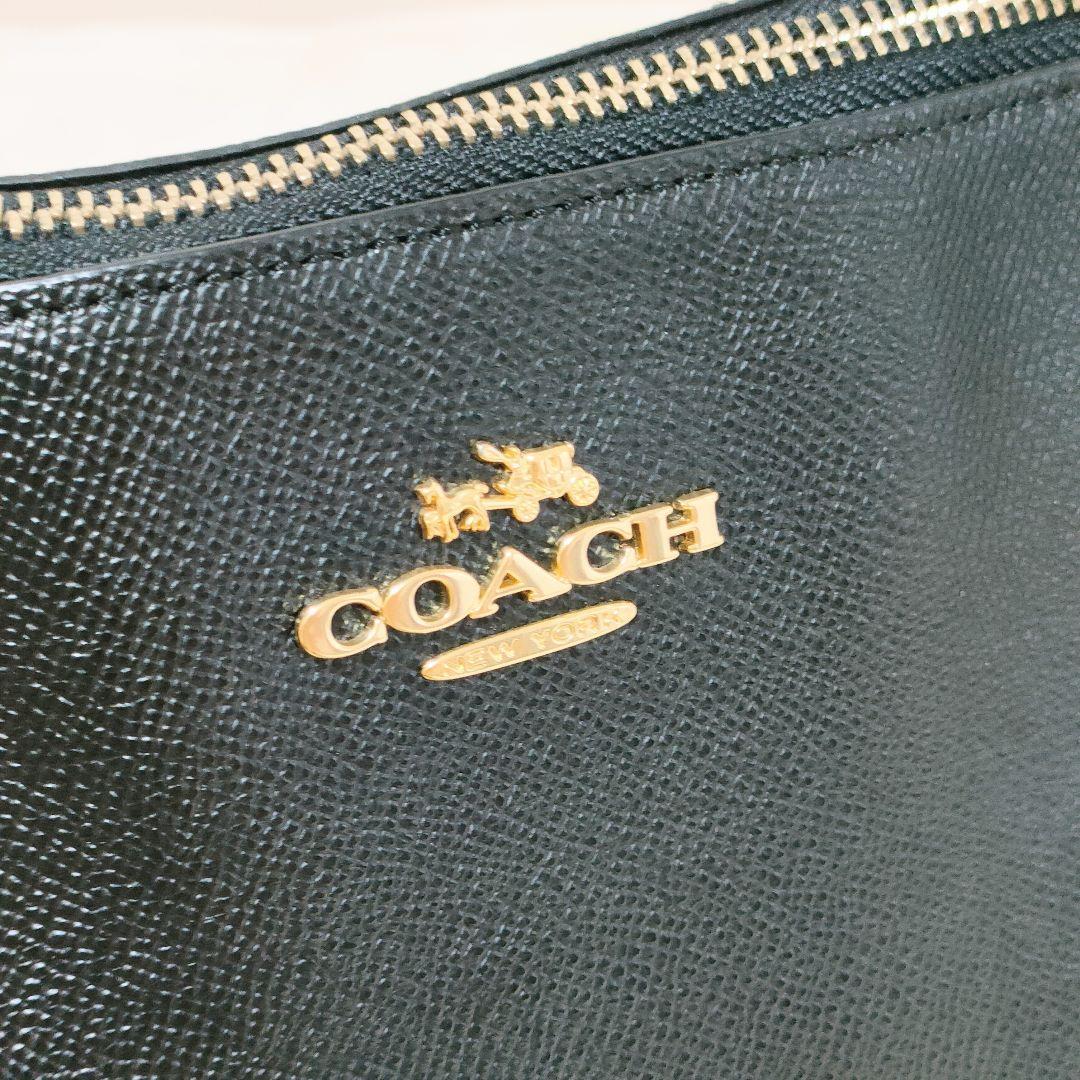 コーチ　COACH　トートバック　ビジネスバック　ブラック　黒　ショルダー