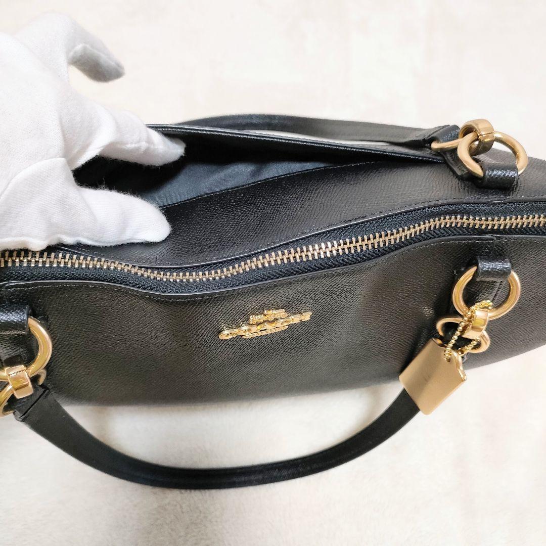 コーチ　COACH　トートバック　ビジネスバック　ブラック　黒　ショルダー