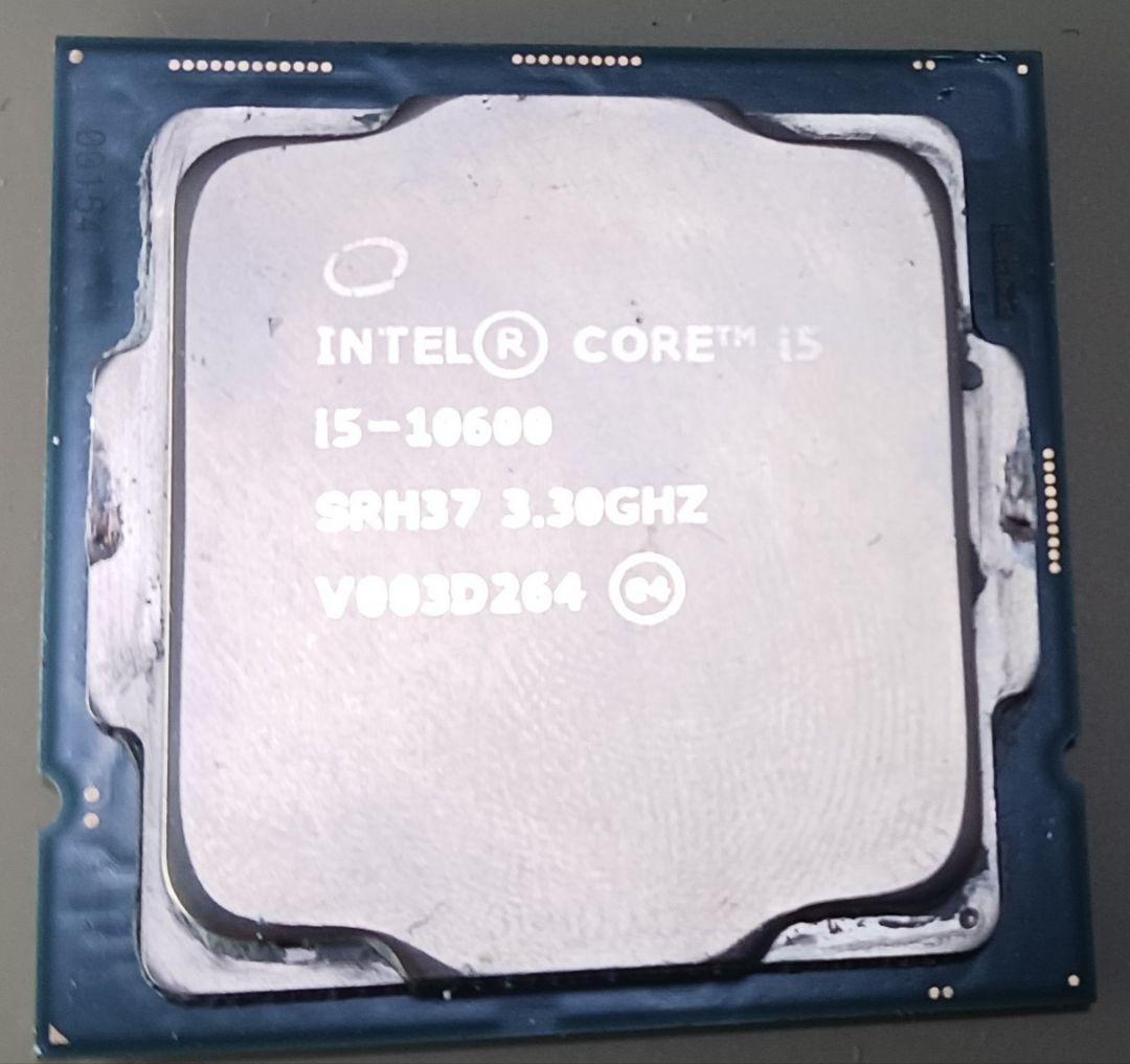 ジャンク品　Intel Core i5-10600 CPU