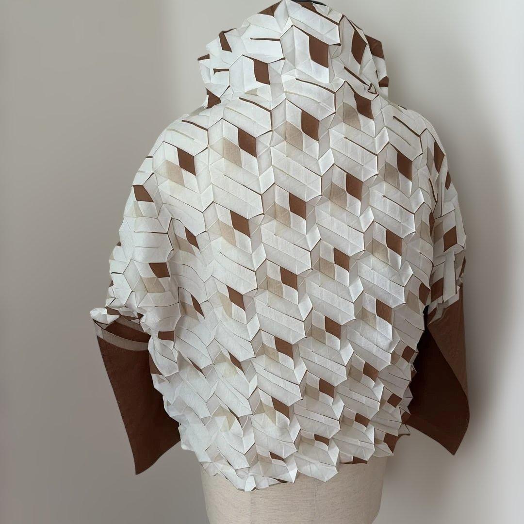 レア美品 ISSEY MIYAKE 立体プリーツ 折り紙プリーツ　2020春