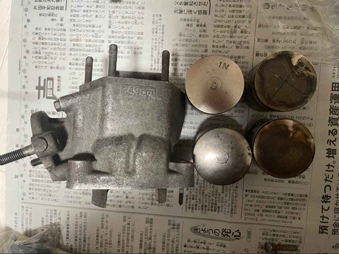 NSR250R MC16用　中古シリンダー&ピストンセット