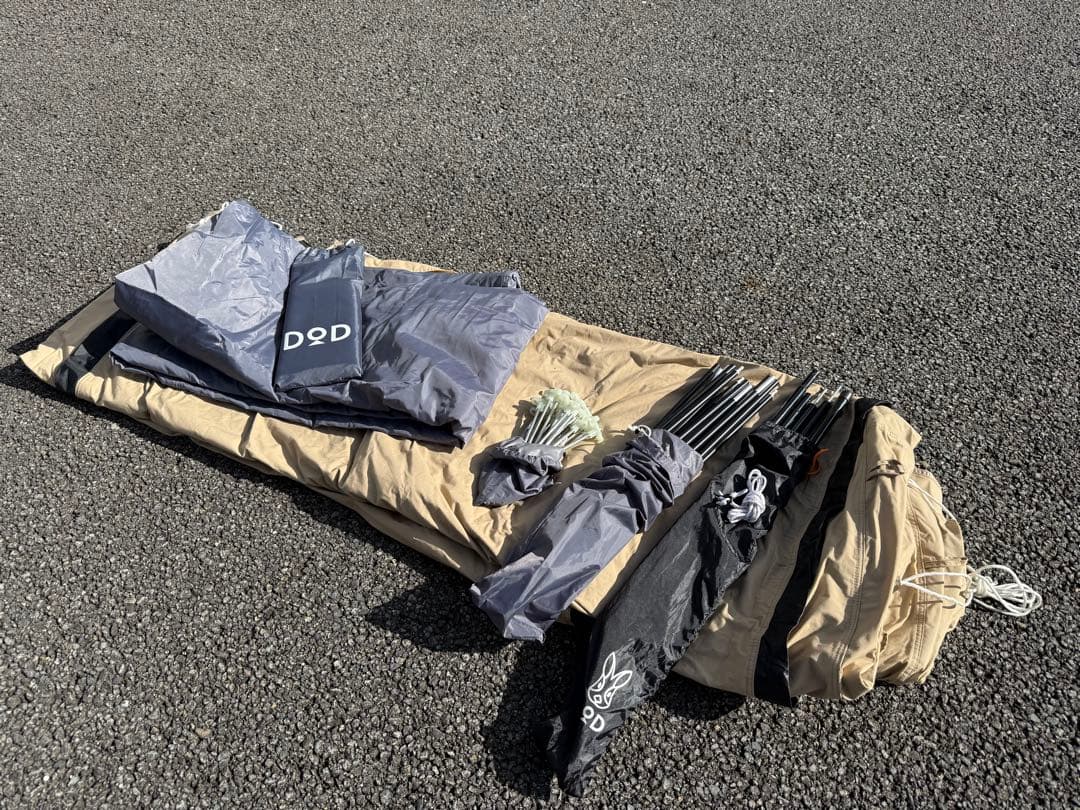 カマボコテント ソロTC ベージュテント DOD