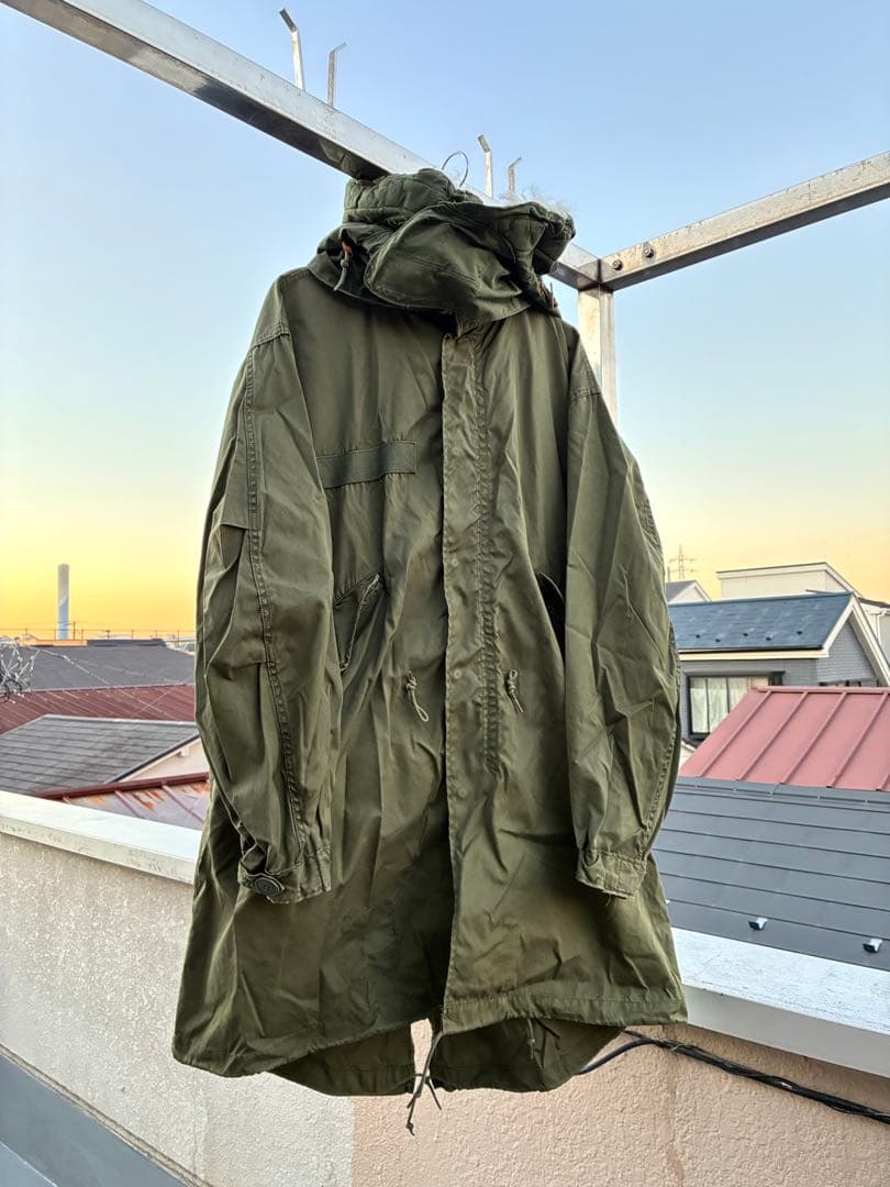 70s 73年製　M-65 モッズコート フード付き