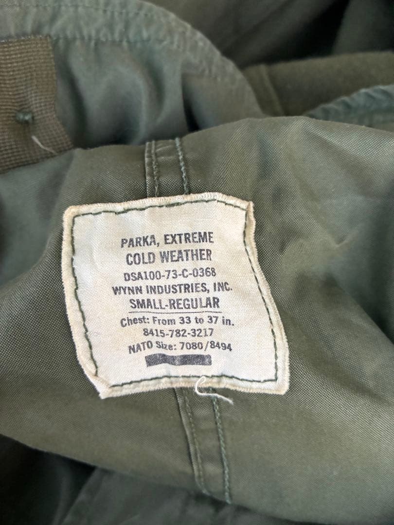 70s 73年製　M-65 モッズコート フード付き