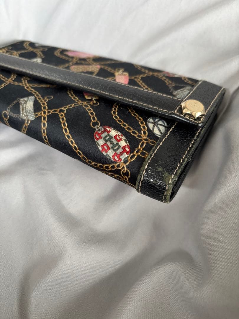 チェーンデザイン 長財布　GUCCI グッチ　レア