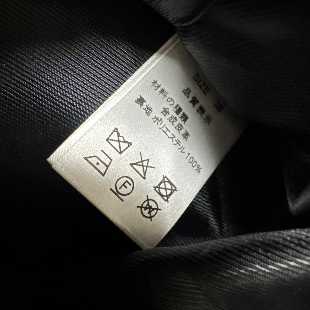 定価29000円　aga レザーライクオーバーブルゾン　ヤマダヤ