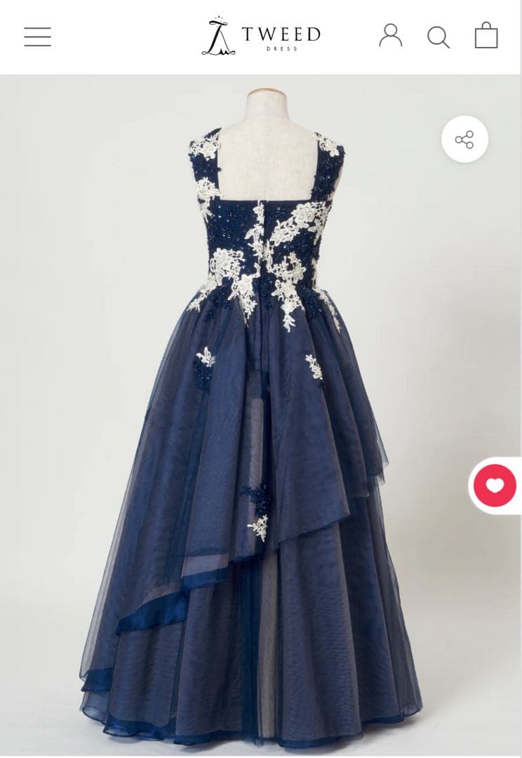 TWEEDGIRL ツイードドレス　新品　演奏会　発表会(定価54,780円)