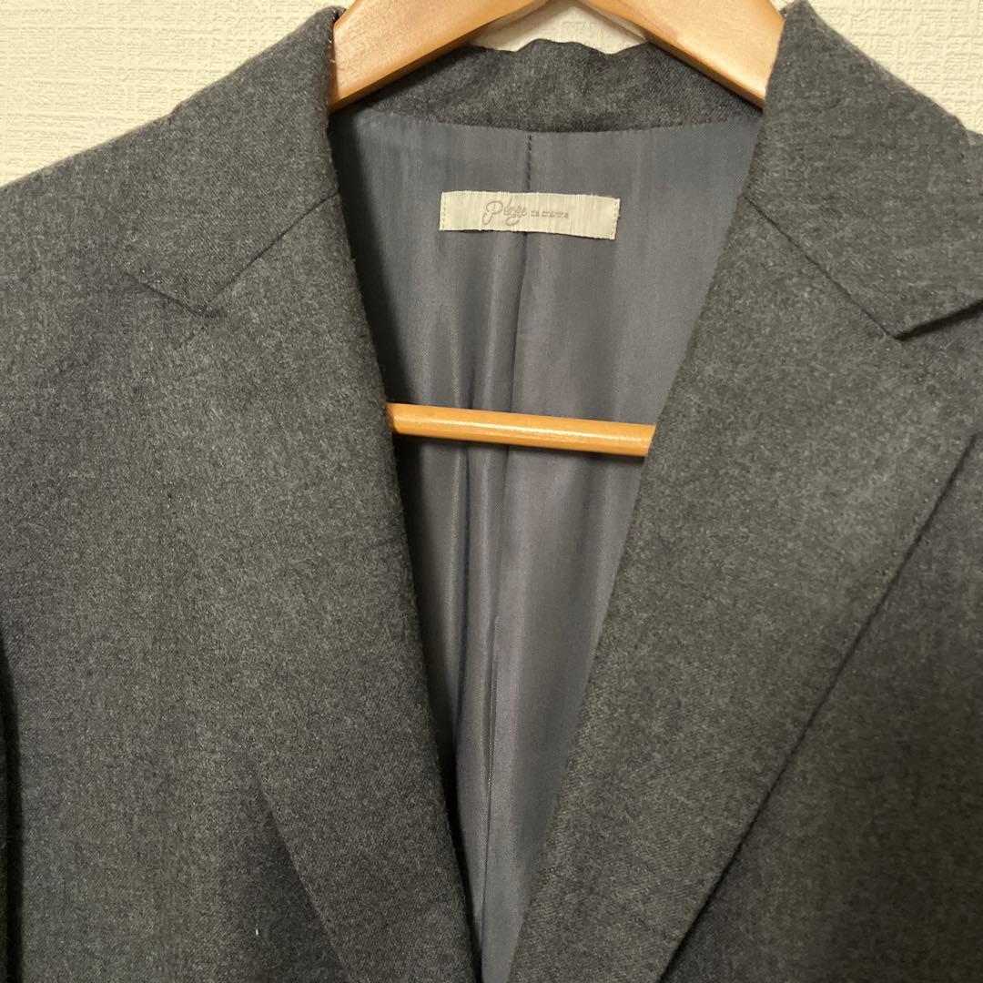 Plageテーラードジャケットグレー 美品