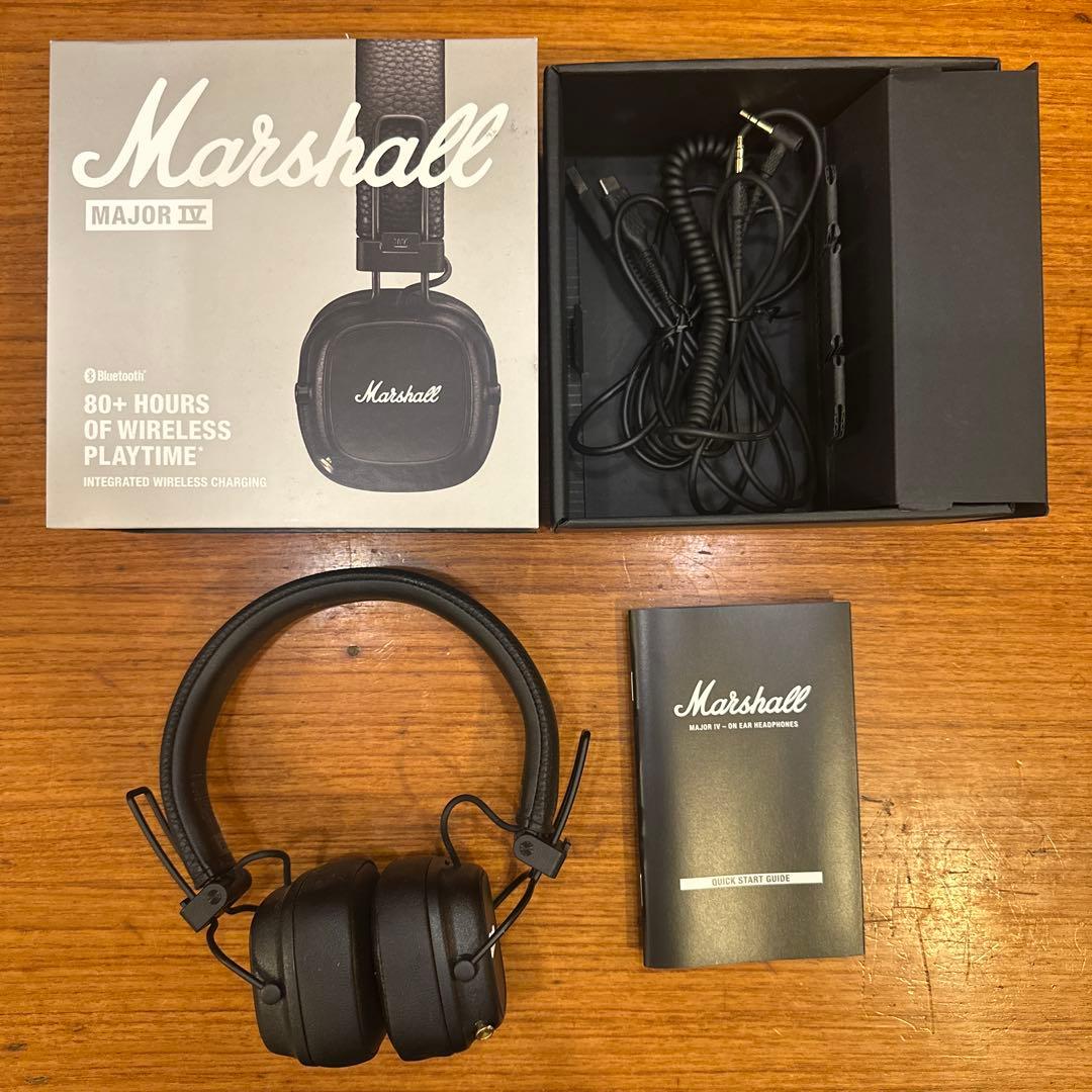 Marshall MAJOR Ⅳ ヘッドフォン　箱/付属品あり