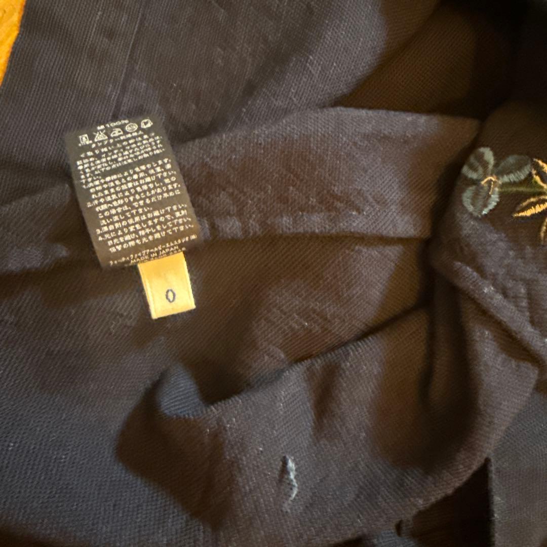 ♡ 45rpmお花刺繍 ワンピース インディゴ ♡