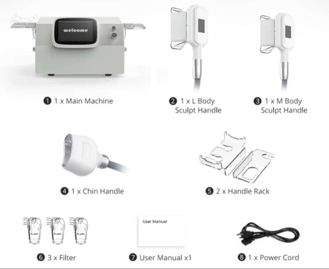 3本同時稼働　脂肪冷却マシン