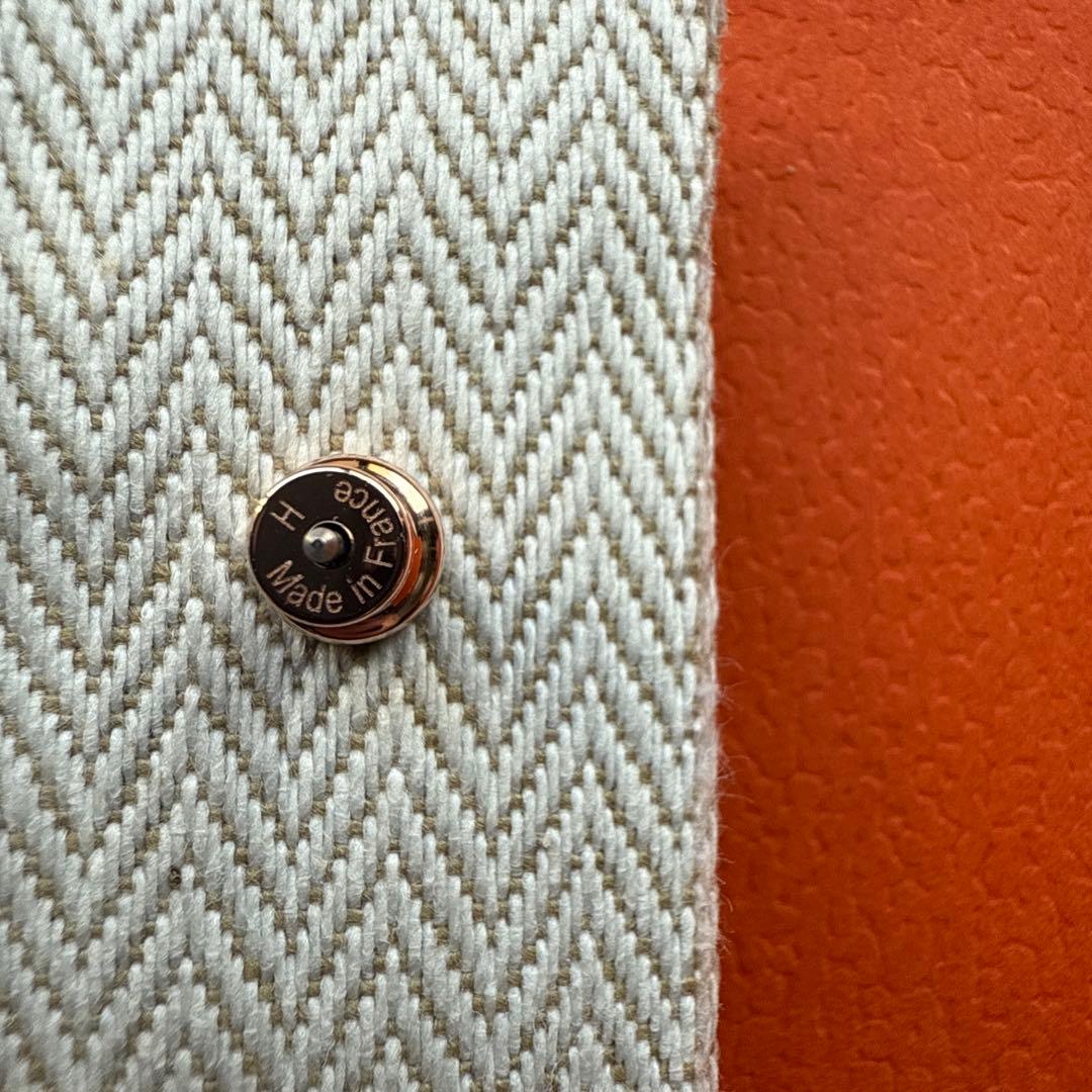 （4/23迄❣️）新品未使用 エルメス ミニポップH ピアス マロングラッセ