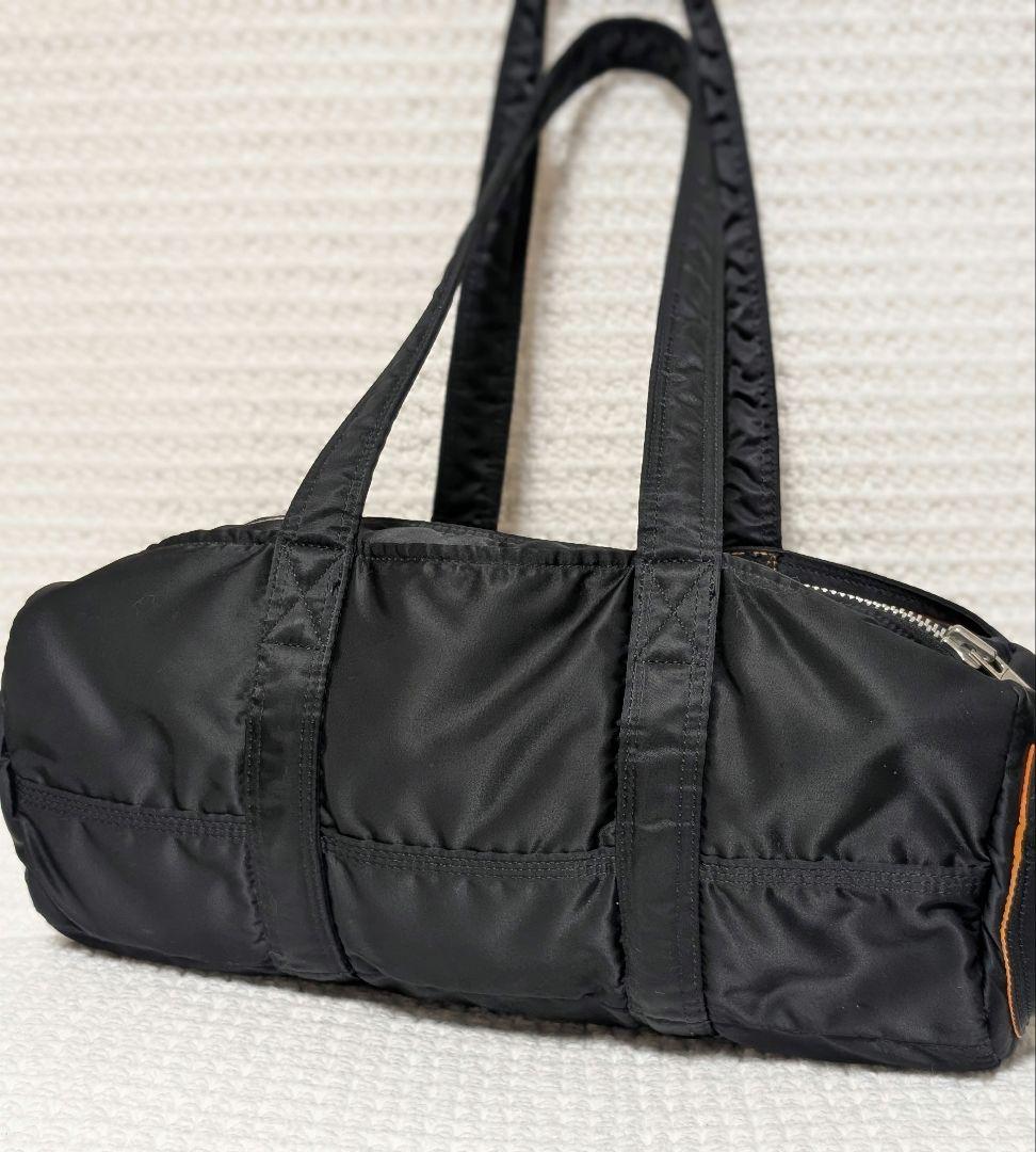 PORTER ポーター タンカー ミニ ボストンバッグ　L サイズ　黒　ドラム型