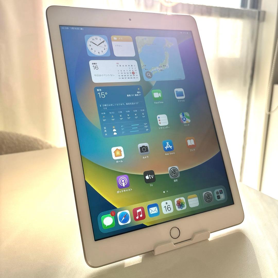 iPad 32GB【第5世代】Wi-fi+cellularモデル　ゴールド