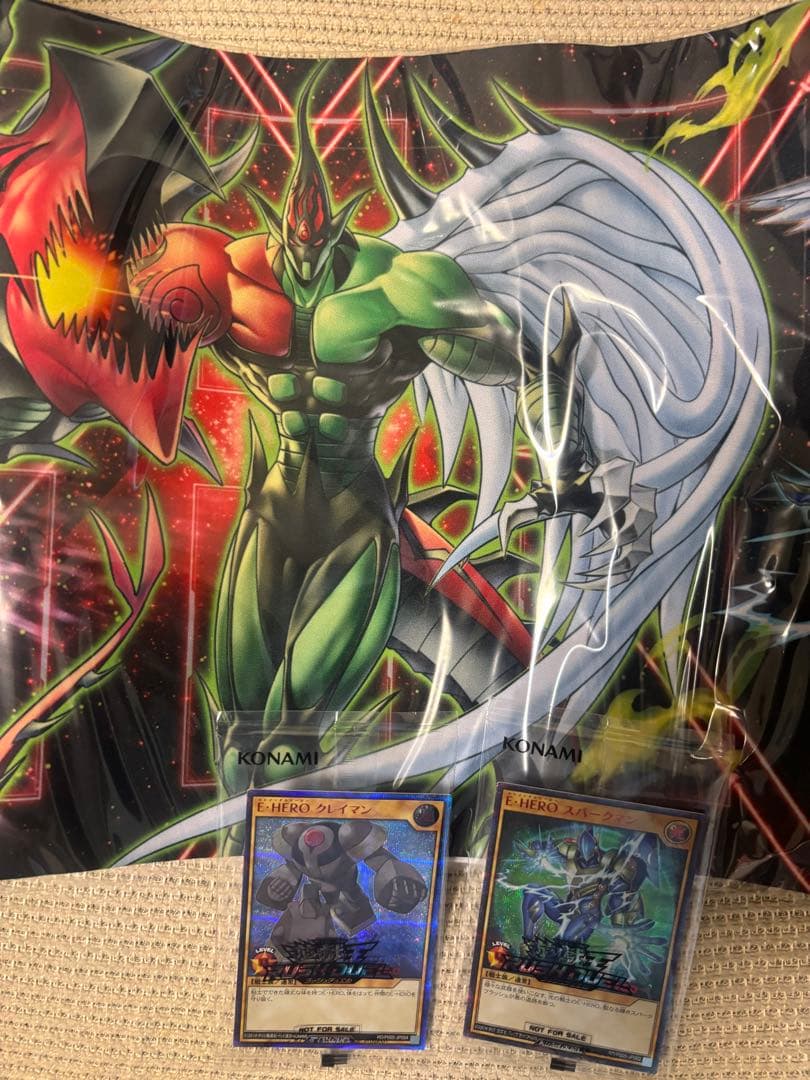 遊戯王ラッシュデュエル スパークマン　クレイマン　HERO プレマ　3点セット