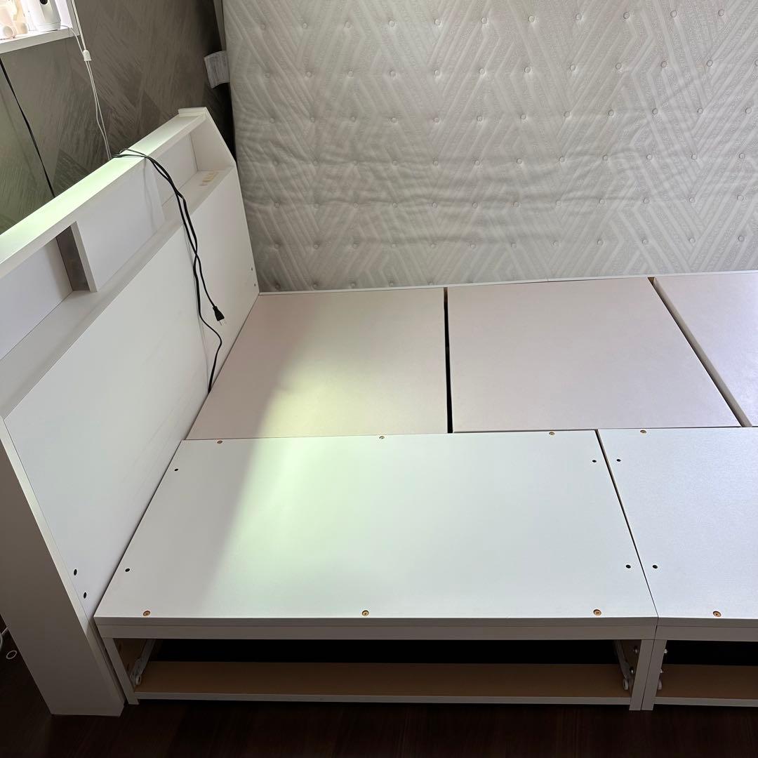 ニトリ ダブルベッドフレーム マットレスセット Nsleep プレミアム3