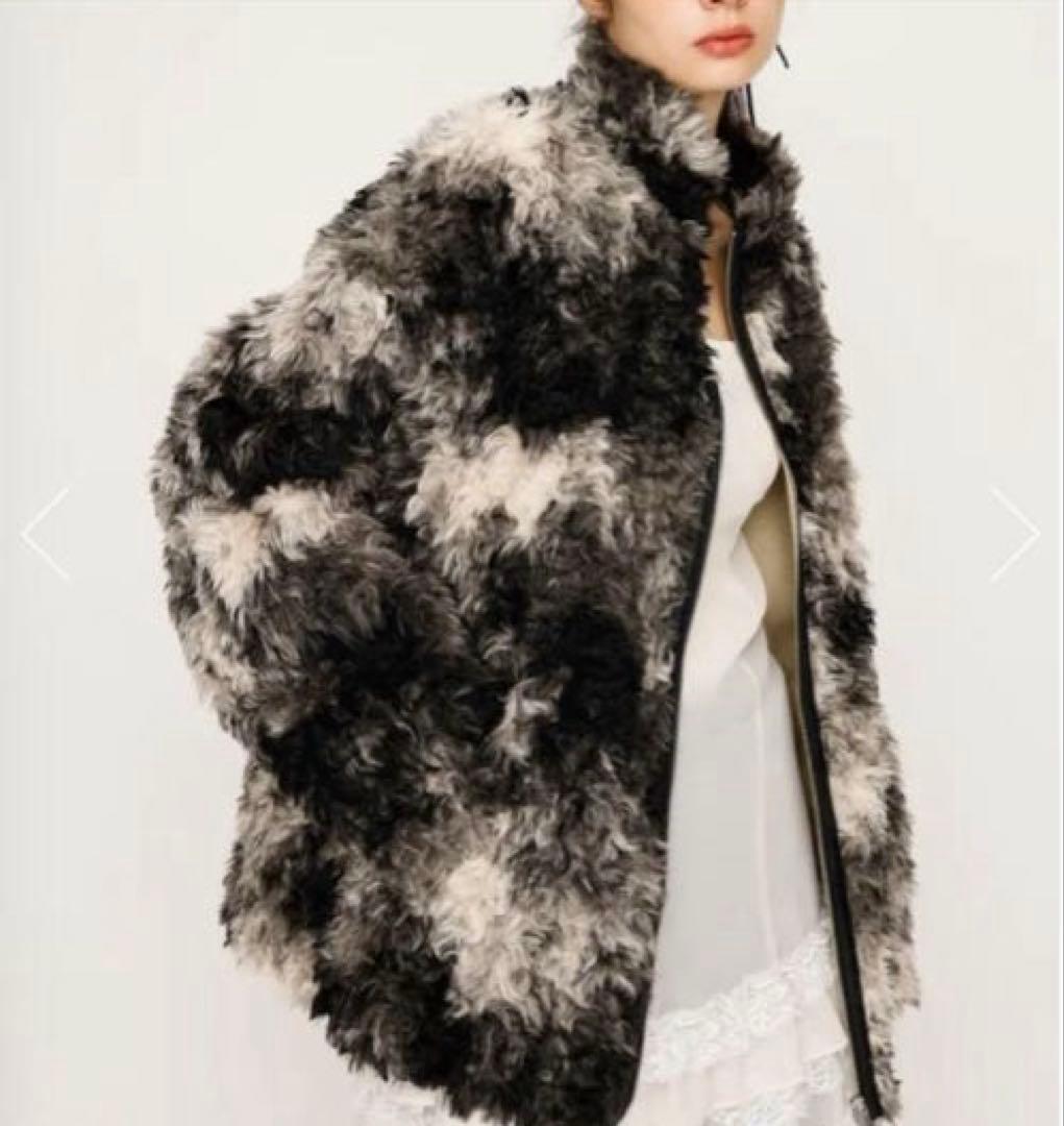 新品未使用　今季　SLY CURLED BOA ブルゾン　ファーコート　サイズ２