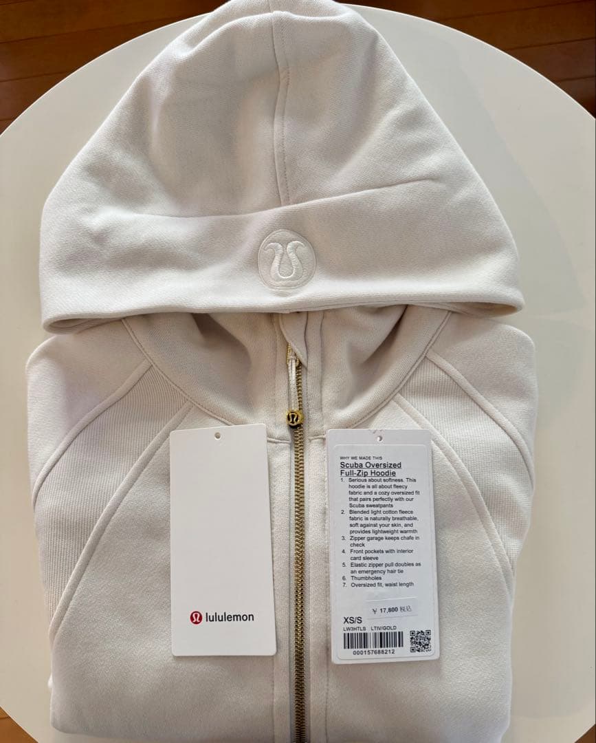 今季！lululemon ルルレモン★ Scuba フルジップフーディ パーカー